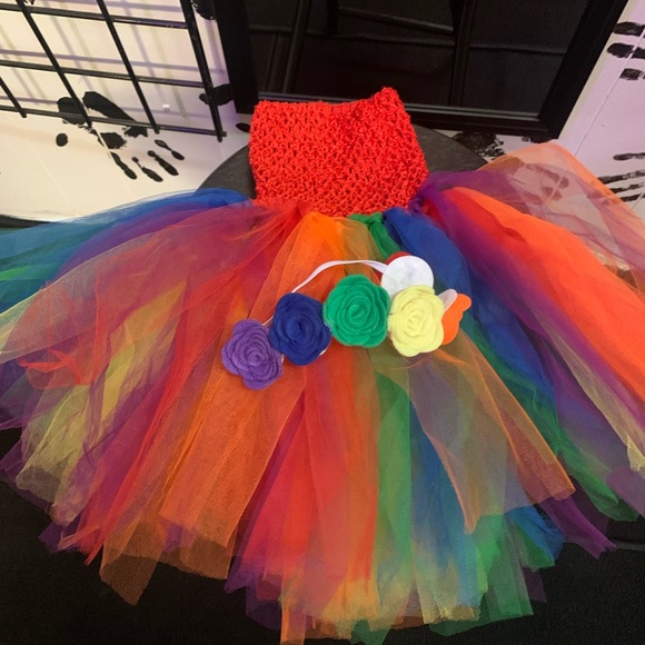 TuTu Dress for Baby Girl NWT with headband - Picture 2 of 2